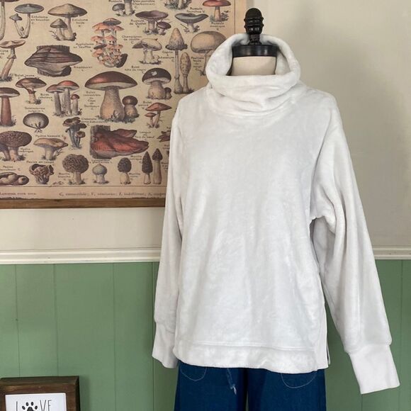 Athleta Double Cozy Karma Fleece Turtleneck Pull Over - Picture 1 of 5